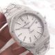 Newest Audemars Piguet Royal Oak Replica Watch Frosted White Gold and White Face (9)_th.jpg